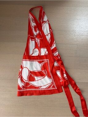 SIR the label Red and White Mini Dress